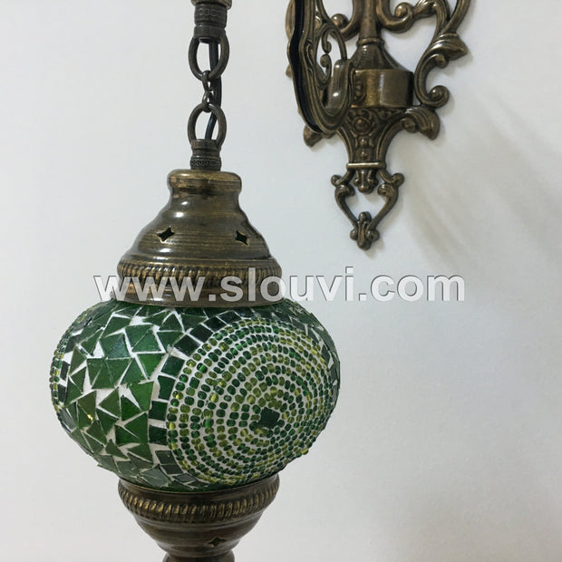 SINGLE MOSAIC SCONCE - TurkishLights.NET