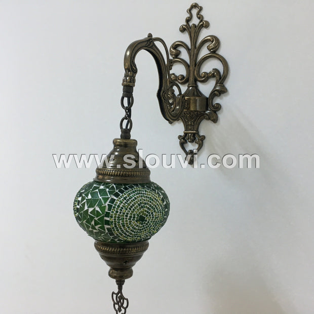 SINGLE MOSAIC SCONCE - TurkishLights.NET