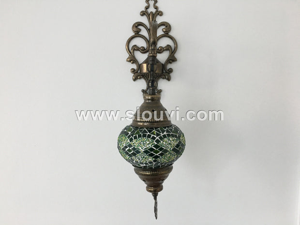 SINGLE MOSAIC SCONCE - TurkishLights.NET