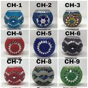 Turkish Mosaic  Candle Holder, Product Id: ch00 - TurkishLights.NET