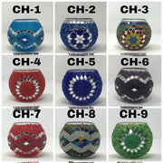 Set Of 4 Turkish Mosaic Candle Holders,ID: 139-13 - TurkishLights.NET