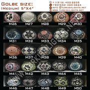 Turkish Mosaic Chandelier With 21 Medium Globes (with remote) ,ID: 142, FREE SHIPPING - TurkishLights.NET
