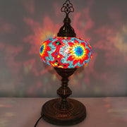 MOSAIC TABLE LAMP - EXTRA LARGE GLOBE - TurkishLights.NET