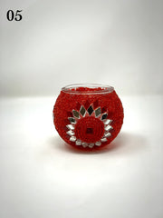 Turkish Mosaic  Candle Holder, Product Id: 139 - TurkishLights.NET