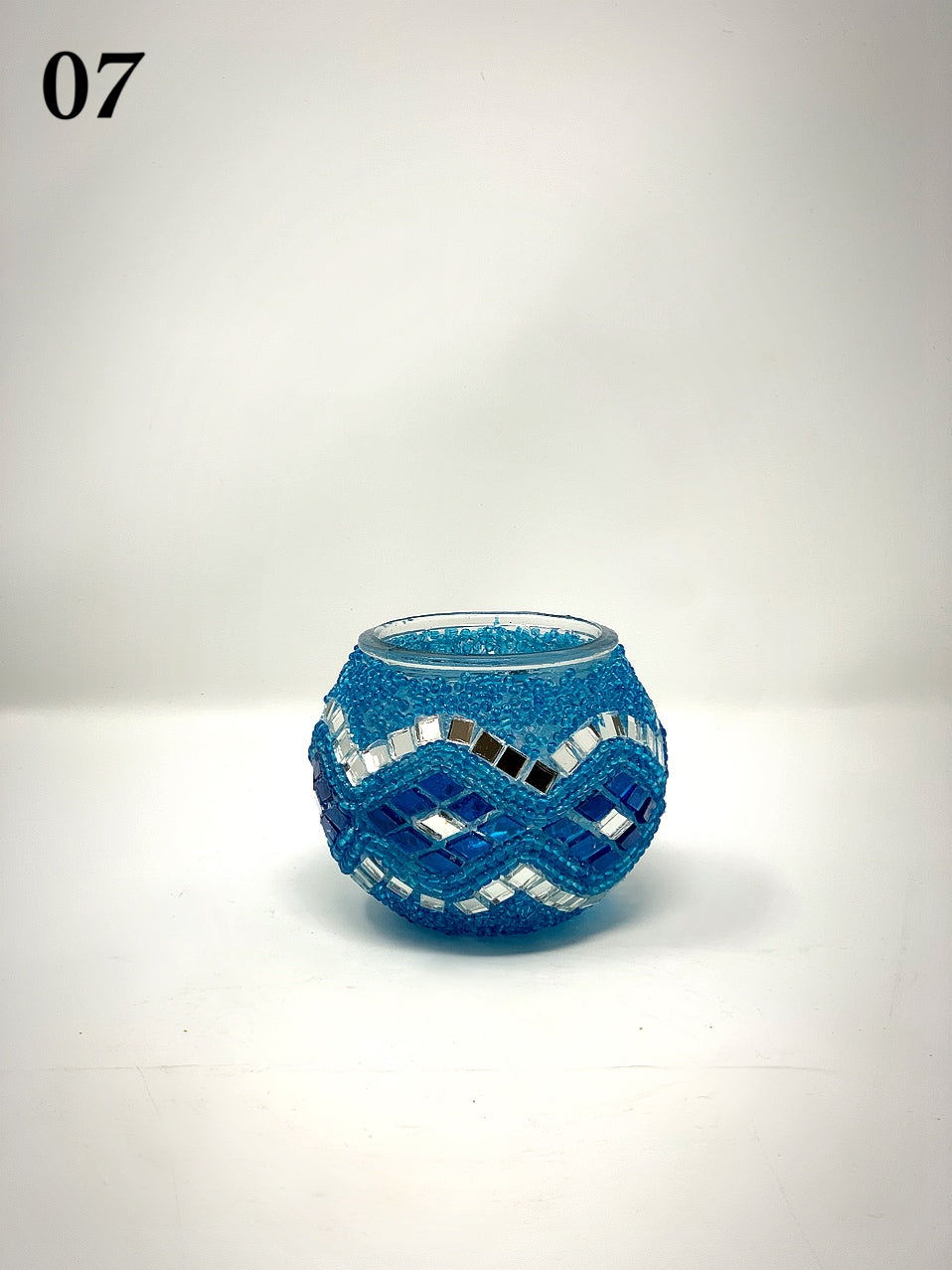 Set Of 4 Turkish Mosaic Candle Holders,ID: 139-06 – Turkish