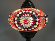 Turkish Mosaic Table Lamp, Extra Large Globe (NO5 GLOBE) - TurkishLights.NET