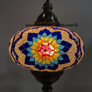 Turkish Mosaic Table Lamp, Extra Large Globe (NO5 GLOBE) - TurkishLights.NET