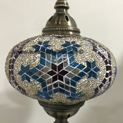 Turkish Mosaic Table Lamp, Extra Large Globe (NO5 GLOBE) - TurkishLights.NET