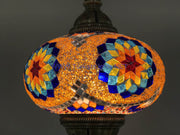 Turkish Handmade Mosaic  Hanging Lamp - Extra Large Globe - TurkishLights.NET