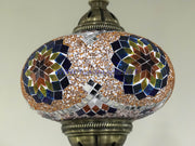 Turkish Handmade Mosaic  Hanging Lamp - Extra Large Globe - TurkishLights.NET