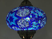 Turkish Handmade Mosaic  Hanging Lamp - Extra Large Globe - TurkishLights.NET