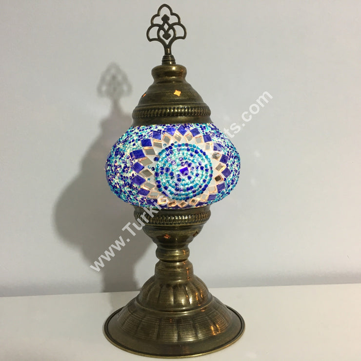 TURKISH MOSAIC TABLE LAMP - TurkishLights.NET