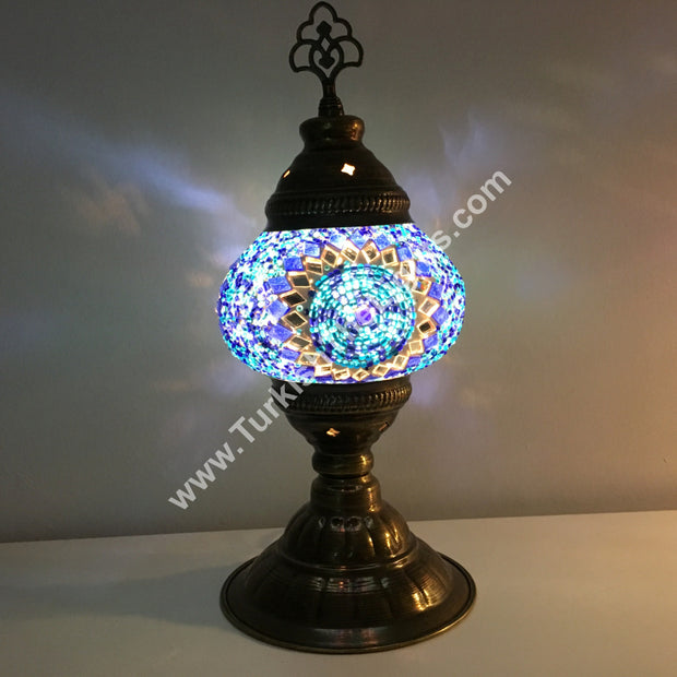 TURKISH MOSAIC TABLE LAMP - TurkishLights.NET